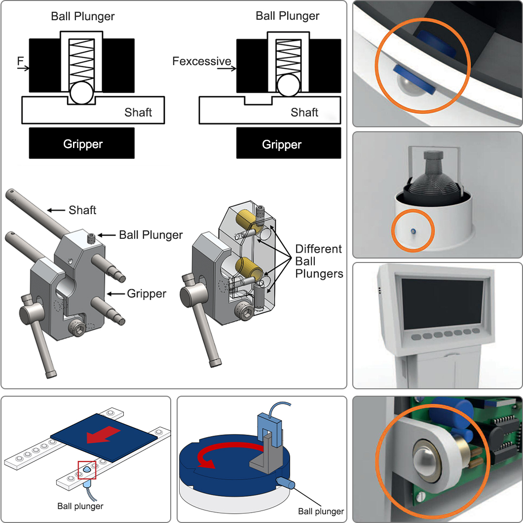 Yüksek hassasiyetli Dişsiz Düz Yakalı Yaylı Pim Piston