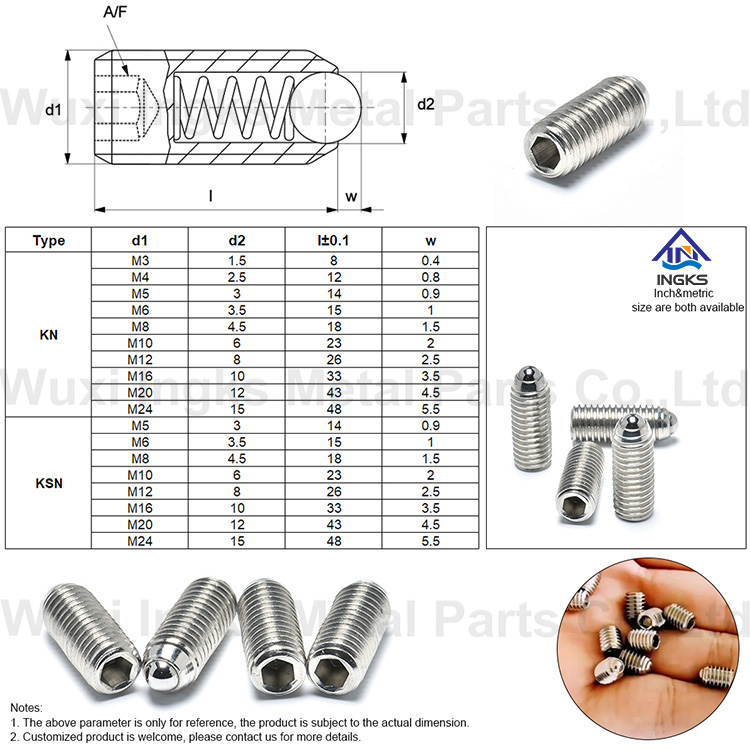 altıgen soket bilyalı yaylı piston