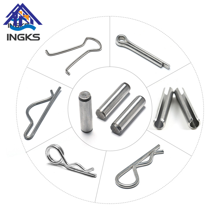 Paslanmaz Çelik Yaylı Pimi Yaylı Tip Düz Yaylı Pimi